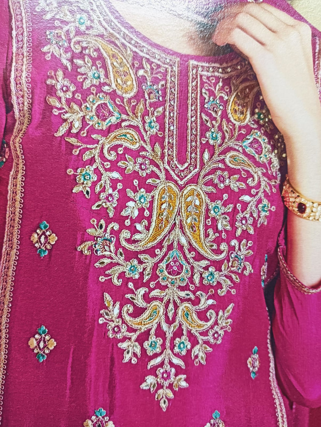 Chinnon silk party wear suit - Cheap Mart Store